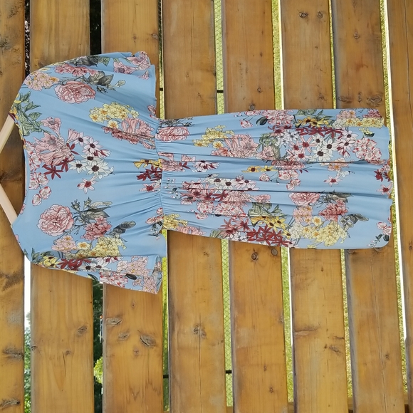 C'est moi Floral Flattering Summer Dress - Picture 2 of 4